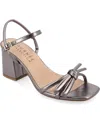 Journee Collection Collection Women's Tru Comfort Foam Meryl Sandals In Charcoal