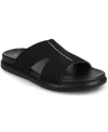 Journee Collection Women's Misey Footbed Slide Flat Sandals In Black