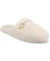Journee Collection Monnroe Faux Fur Scuff Slipper In Cream