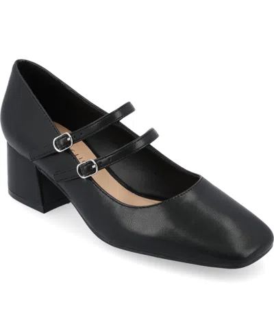 JOURNEE COLLECTION WOMEN'S NALLY DOUBLE STRAP MARY JANE PUMPS
