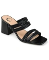 Journee Collection Journee Natia Strappy Block Heel Sandal In Black