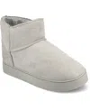 Shop Journee Collection Women's Noa Round Toe Bootie Slippers In Gray
