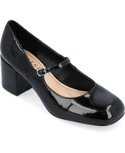 JOURNEE COLLECTION WOMEN'S OKENNA MARY JANE BLOCK HEEL PUMPS