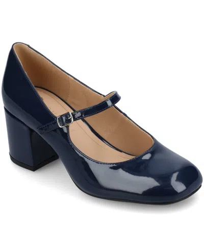 JOURNEE COLLECTION WOMEN'S OKENNA MARY JANE BLOCK HEEL PUMPS