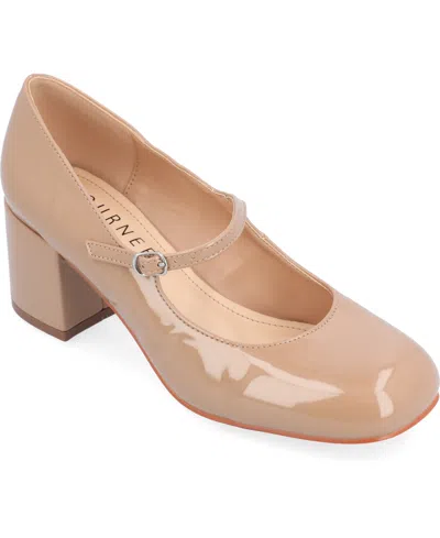 JOURNEE COLLECTION WOMEN'S OKENNA MARY JANE BLOCK HEEL PUMPS