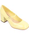 Journee Collection Collection Women's Tru Comfort Foam Okenna Pumps In Yellow