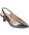 Journee Collection Women's Paulina Pointed Toe Slingback Pumps In Multi
