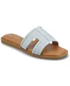 Journee Collection Primah Slide Sandal In Light Blue