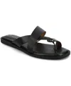 Journee Collection Journee Women's Prizzie Flat Sandals In Black