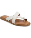 Journee Collection Prizzie Flat Slide Sandal In Bone