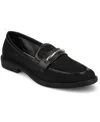 Journee Collection Women's Rainey Slip On Tailored Loafers In Black Mesh