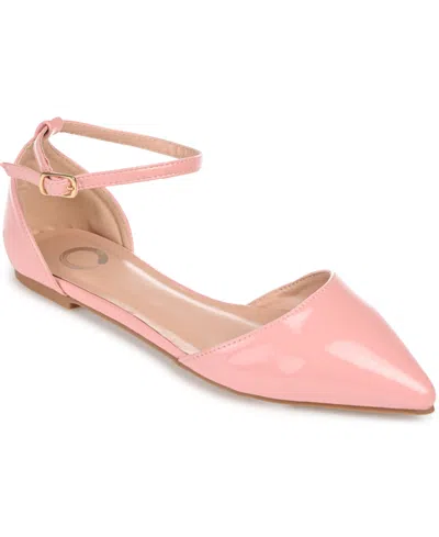 Journee Collection Reba Flat In Pink