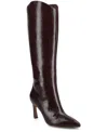 Journee Collection Women's Rehela Pointed Toe Stiletto Knee High Dress Boots In Purple