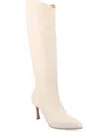 Journee Collection Rehela Pointed Toe Boot In Bone