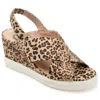 Journee Collection Women's Ronnie Wedge Sandal In Multi