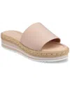 Journee Collection Rosey Wedge Sandal In Blush