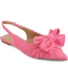 Journee Collection Sabrina Slingback Flat In Pink