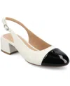 Journee Collection Sammie Slingback Pump In White