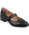 Journee Collection Women's Savvi Mary Jane Flats In Black