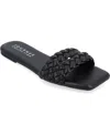 Journee Collection Womens Sawyerr Slide Sandals In Black