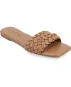 Journee Collection Collection Women's Tru Comfort Foam Sawyerr Sandals In Brown