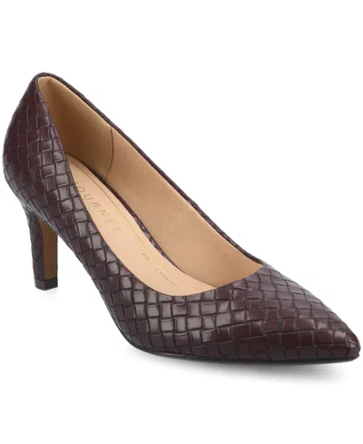 Journee Collection Wide Width Scylee Pump In Multi