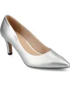Journee Collection Women's Scylee Pointed Toe Dress Pumps In Silver