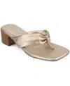 Journee Collection Seelah Slide Sandal In Champagne