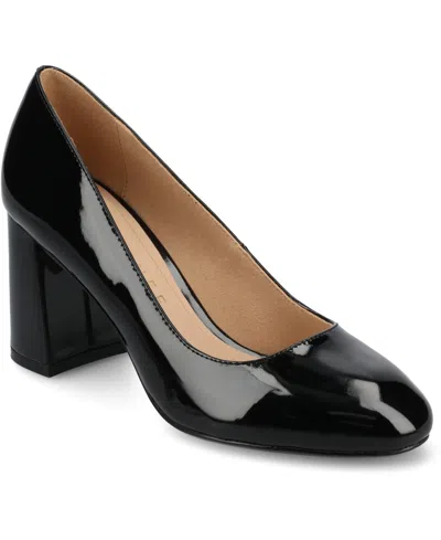 JOURNEE COLLECTION WOMEN'S SERAPHINA ROUND TOE PUMPS
