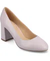 Journee Collection Women's Seraphina Round Toe Pumps In Lilac