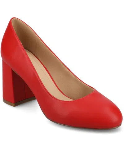 JOURNEE COLLECTION WOMEN'S SERAPHINA ROUND TOE PUMPS