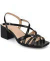Journee Collection Shyla Block Heel Sandal In Black
