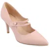 Journee Collection Journee Sidney Pointed Mary Jane Pump In Gold