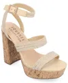 Journee Collection Collection Women's Tru Comfort Foam Sienne Sandals In Natural