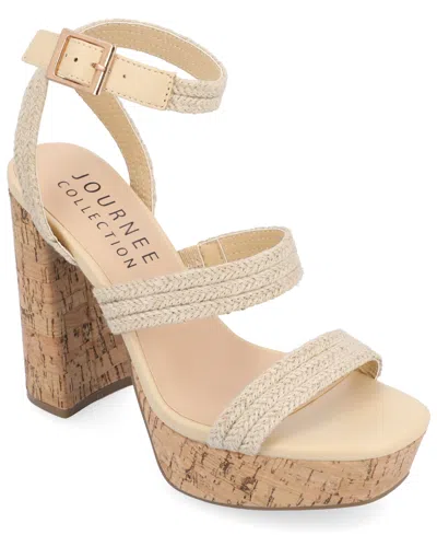 JOURNEE COLLECTION WOMEN'S SIENNE PLATFORM SANDALS