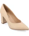 Journee Collection Simonne Pointed Toe Pump In Shell
