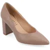 Journee Collection Simonne Pointed Toe Pump In Pink