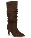 Journee Collection Journee Women's Sonnet Knee High Slouchy Boots In Brown