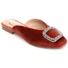 Journee Collection Sonnia Flat Mule In Red
