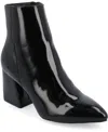 Journee Collection Sorren Boot In Patent,black