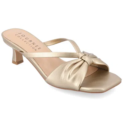 Journee Collection Collection Women's Starling Pumps In Gold