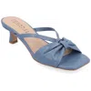 Journee Collection Starling Kitten Heel Sandal In Blue