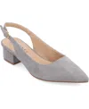 Journee Collection Collection Women's Sylvia Wide Width Pumps In Gray