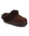 Journee Collection Women's Taran Round Toe Clog Slippers In Brown