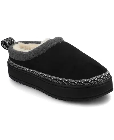 Journee Collection Women's Tarika Round Toe Clog Slippers In Black