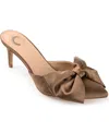 Journee Collection Tiarra Womens Pointed Stiletto Heel Pumps In Brown