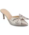 Journee Collection Women's Tiarra Pointed Toe Evening Pumps In Gold