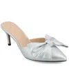 Journee Collection Tiarra Womens Pointed Closed Toe Stiletto Heel Pumps In Silver