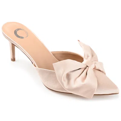 Journee Collection Tiarra Mule Pump In Ivory