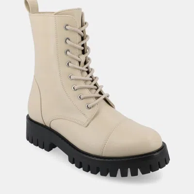 Journee Collection Collection Women's Tru Comfort Foam Wide Width Aaley Bootie In Bone